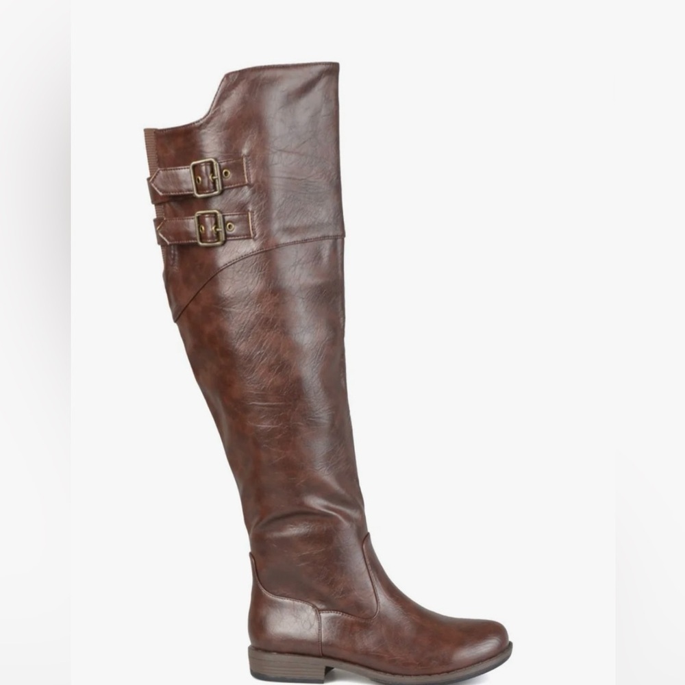 New Journee Collection
Women's Tori Wide Calf Knee High Riding Boots size 9